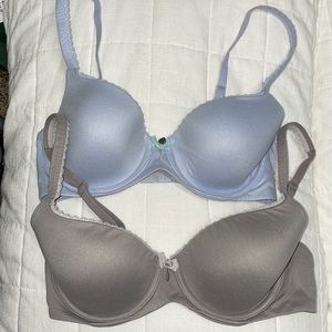 Body by Victoria 2 pack lined demi set of bras